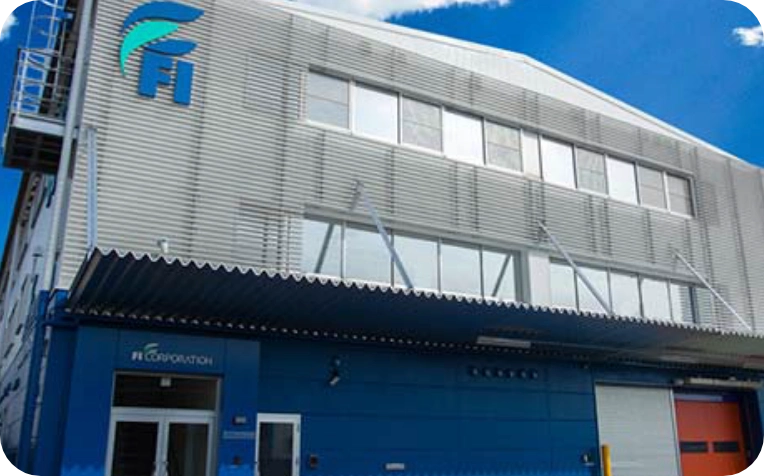 製造工場の外観